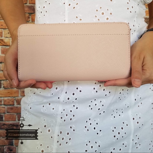 🔽 Kate Spade Flamingo by the Pool Wallet Vellum - Picture 3 of 5